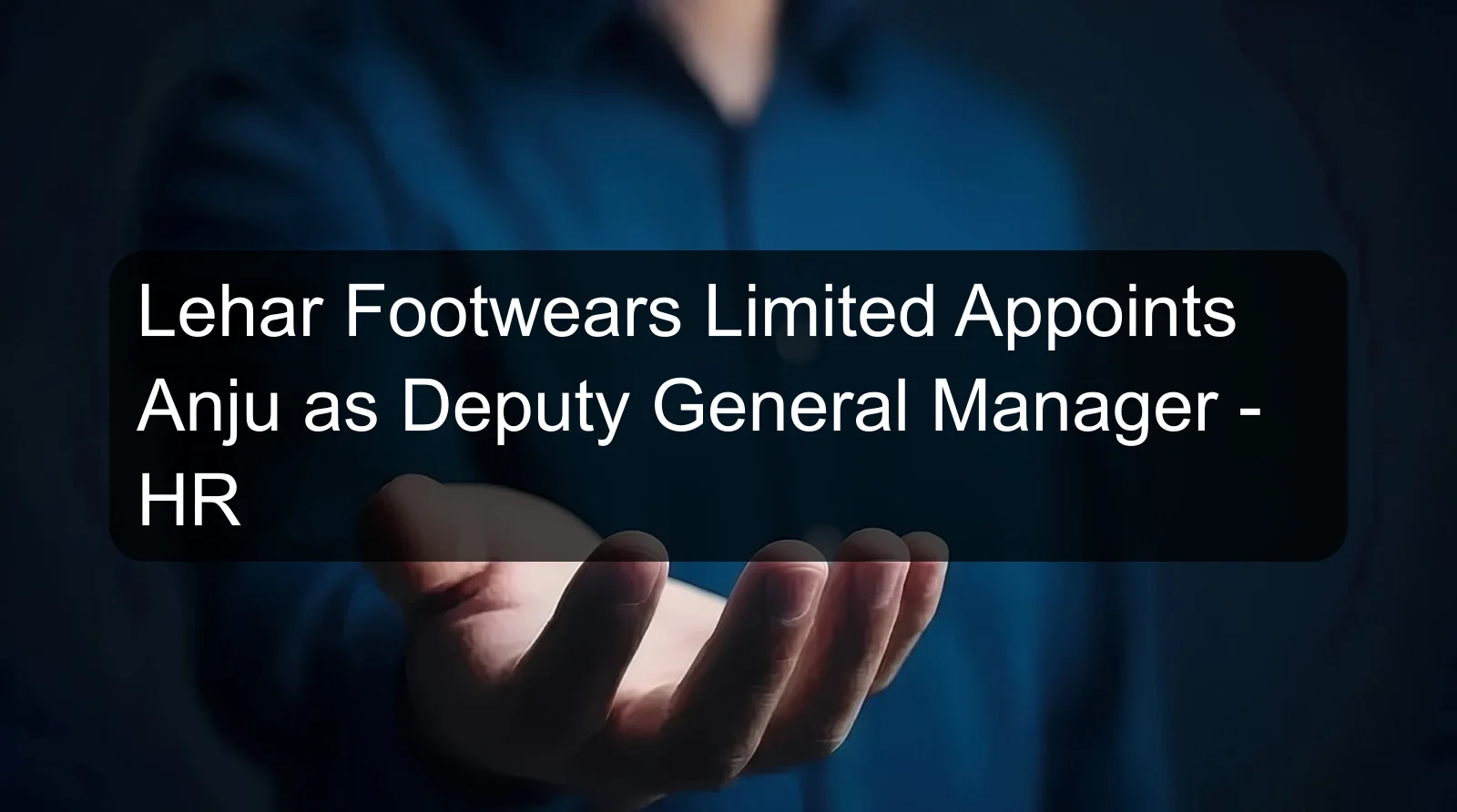 Lehar Footwears Limited Appoints Anju as Deputy General Manager - HR
