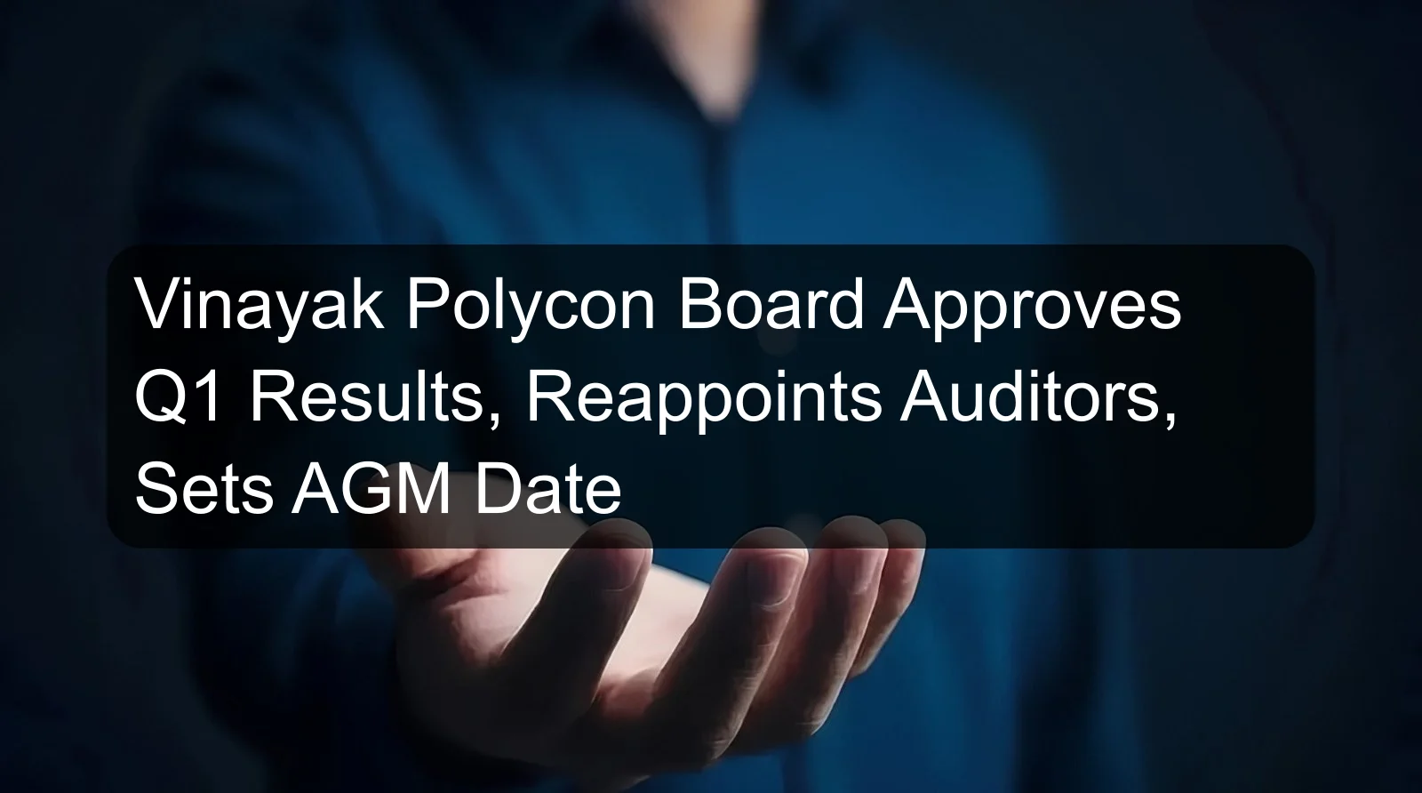 Vinayak Polycon Board Approves Q1 Results, Reappoints Auditors, Sets AGM Date