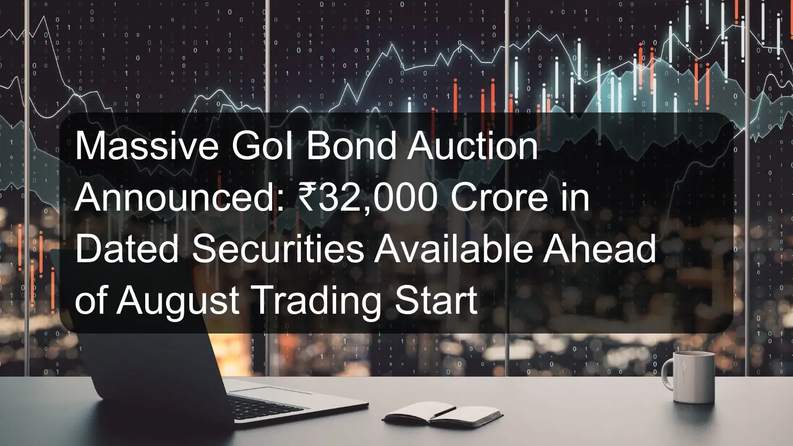 Massive GoI Bond Auction Announced: ₹32,000 Crore in Dated Securities Available Ahead of August Trading Start