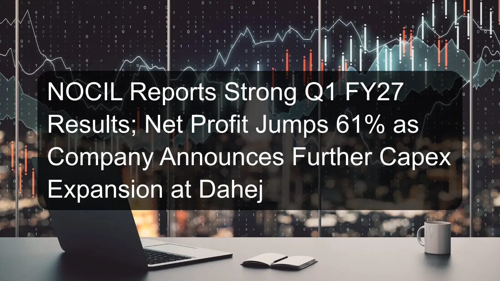 NOCIL Reports Strong Q1 FY27 Results; Net Profit Jumps 61% as Company Announces Further Capex Expansion at Dahej NOCIL Reports Strong Q1 FY27 Results; Net Profit Jumps 61% as Company Announces Further Capex Expansion at Dahej