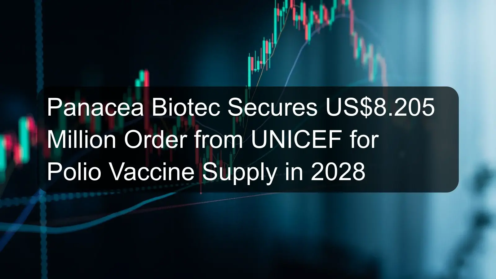Panacea Biotec Secures US$8.205 Million Order from UNICEF for Polio Vaccine Supply in 2028 Panacea Biotec Secures US$8.205 Million Order from UNICEF for Polio Vaccine Supply in 2028