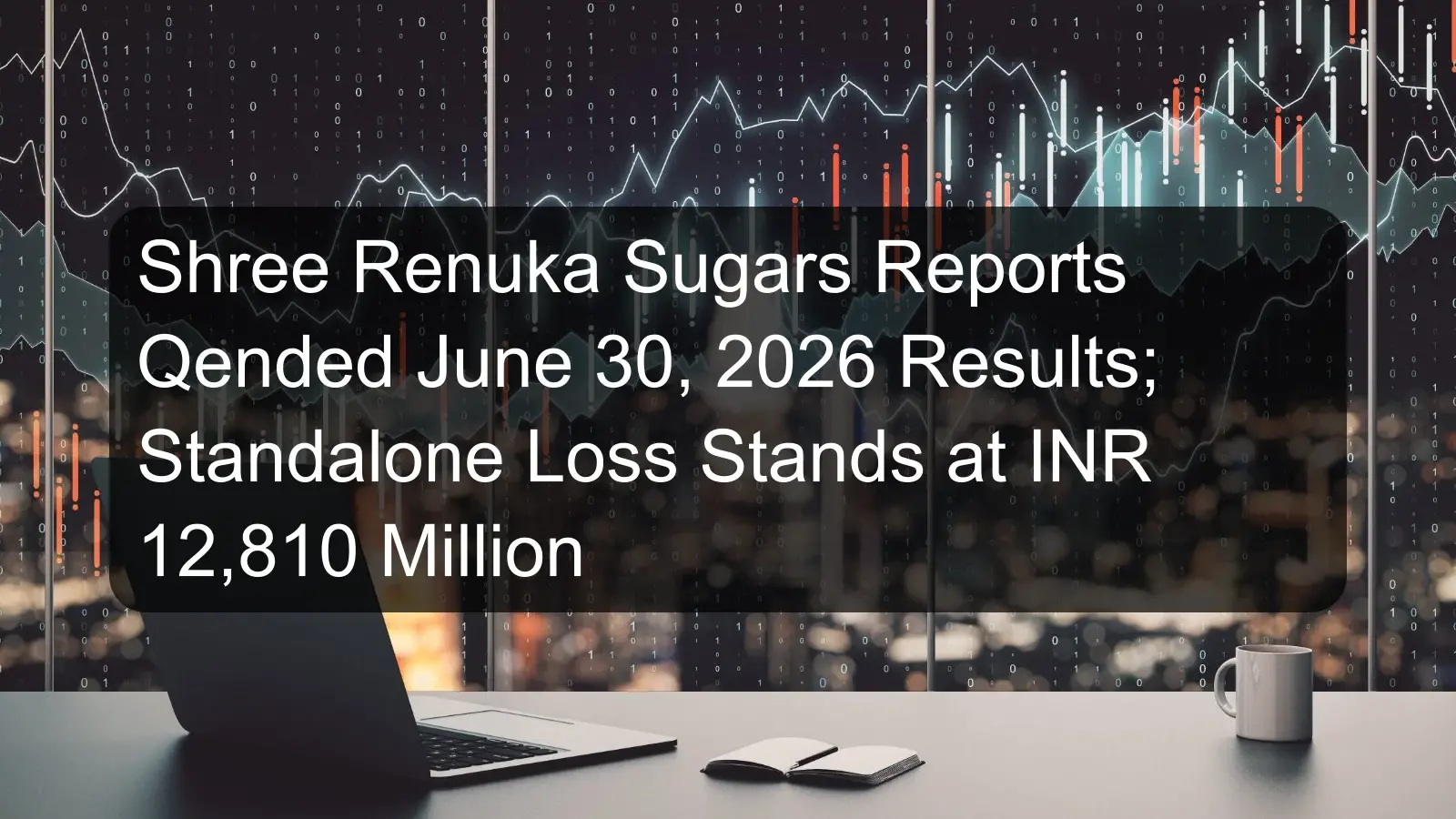 Shree Renuka Sugars Reports Qended June 30, 2026 Results; Standalone Loss Stands at INR 12,810 Million Shree Renuka Sugars Reports Qended June 30, 2026 Results; Standalone Loss Stands at INR 12,810 Million