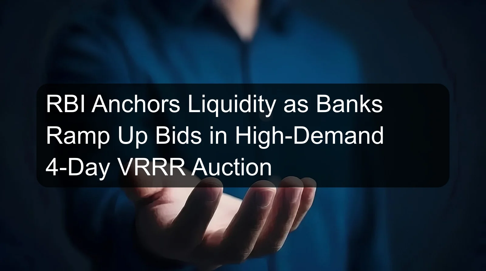 RBI Anchors Liquidity as Banks Ramp Up Bids in High-Demand 4-Day VRRR Auction RBI Anchors Liquidity as Banks Ramp Up Bids in High-Demand 4-Day VRRR Auction