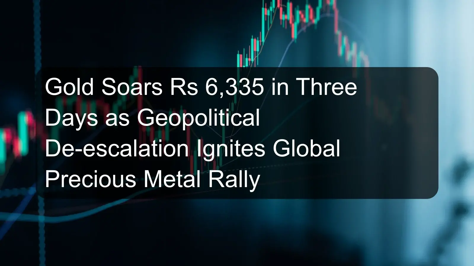 Gold Soars Rs 6,335 in Three Days as Geopolitical De-escalation Ignites Global Precious Metal Rally