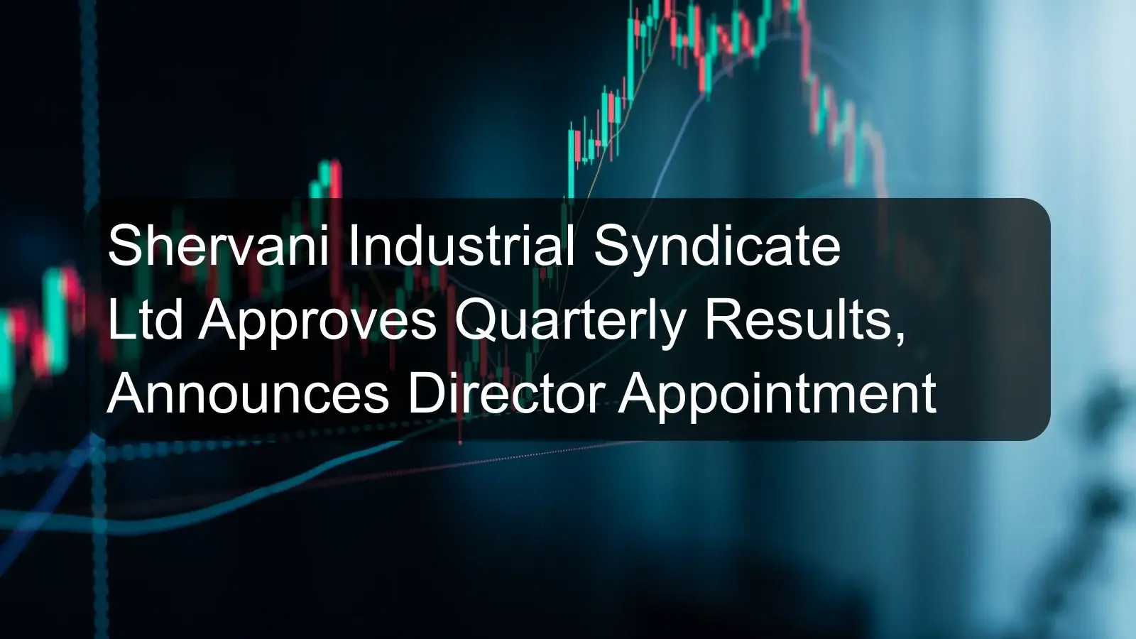 Shervani Industrial Syndicate Ltd Approves Quarterly Results, Announces Director Appointment