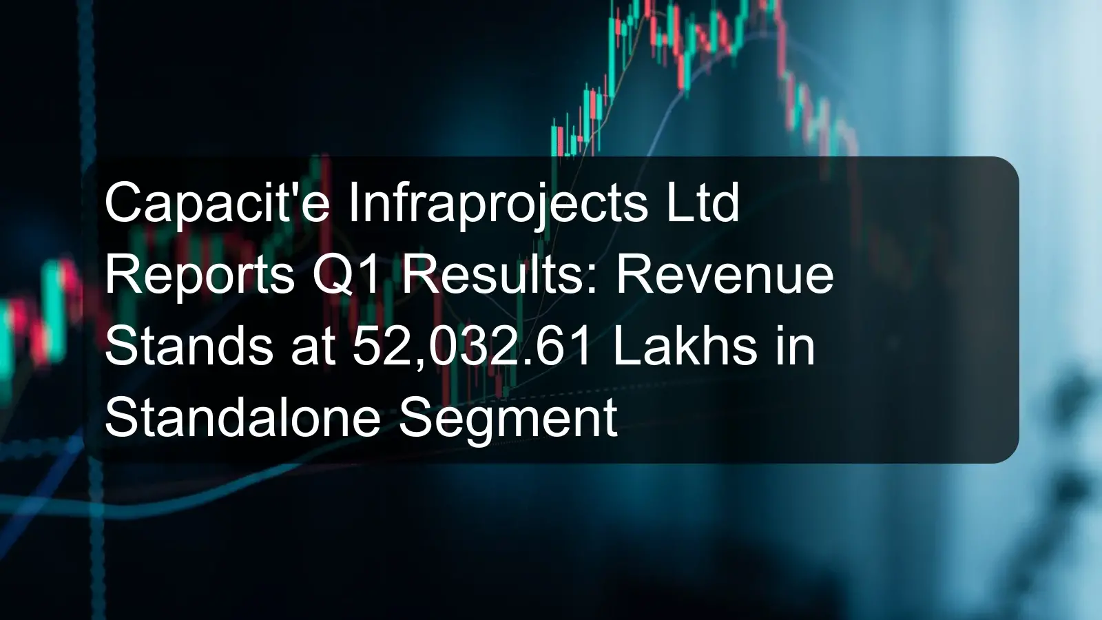 Capacit'e Infraprojects Ltd Reports Q1 Results: Revenue Stands at 52,032.61 Lakhs in Standalone Segment