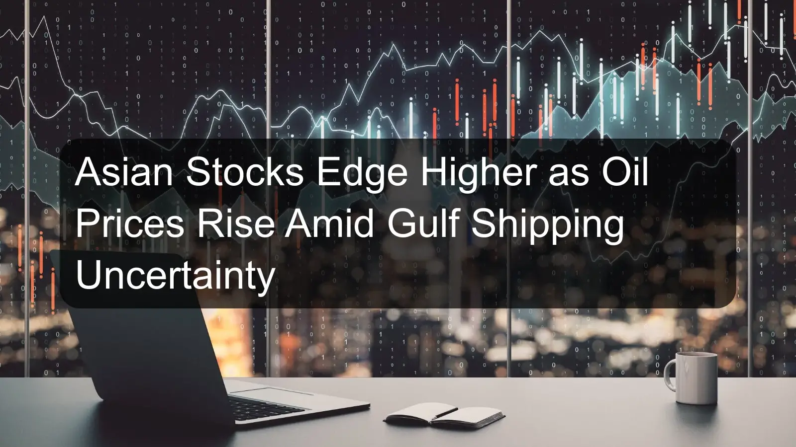Asian Stocks Edge Higher as Oil Prices Rise Amid Gulf Shipping Uncertainty