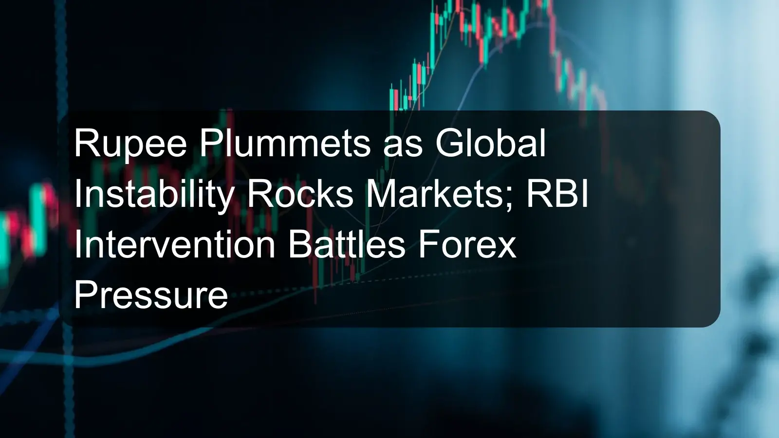 Rupee Plummets as Global Instability Rocks Markets; RBI Intervention Battles Forex Pressure Rupee Plummets as Global Instability Rocks Markets; RBI Intervention Battles Forex Pressure