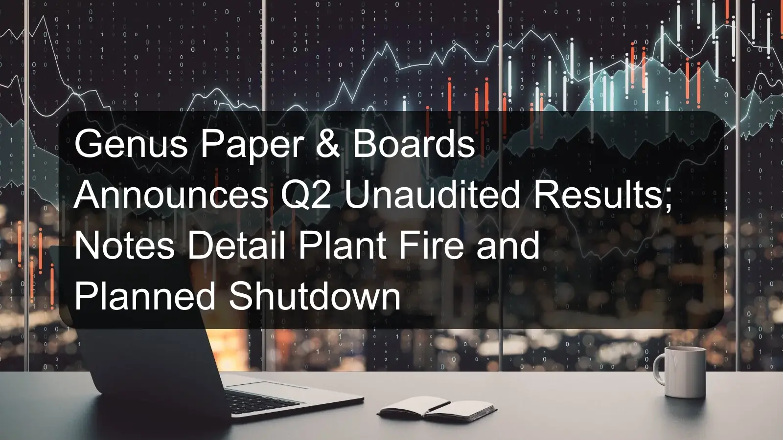 Genus Paper & Boards Announces Q2 Unaudited Results; Notes Detail Plant Fire and Planned Shutdown