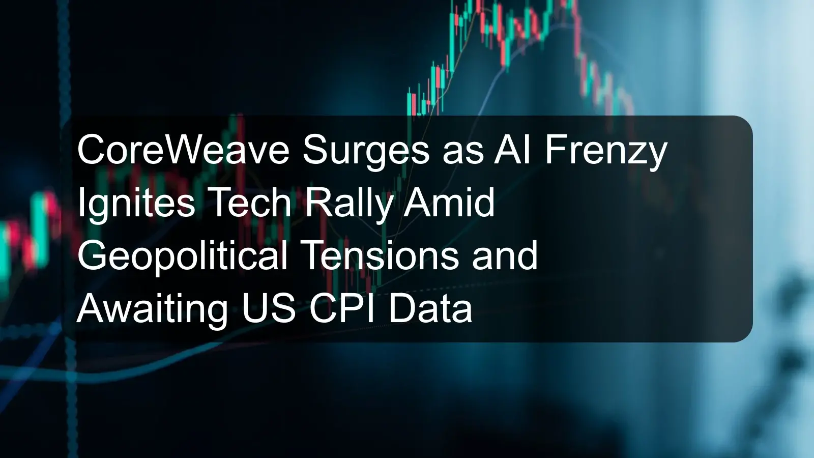 CoreWeave Surges as AI Frenzy Ignites Tech Rally Amid Geopolitical Tensions and Awaiting US CPI Data