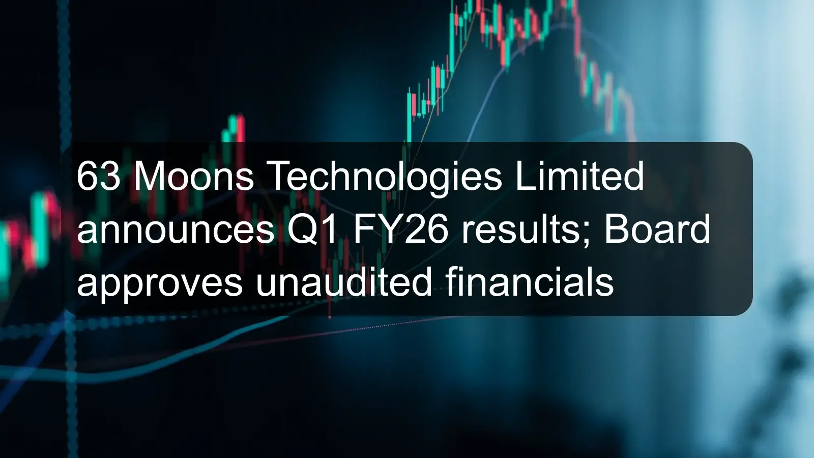 63 Moons Technologies Limited announces Q1 FY26 results; Board approves unaudited financials