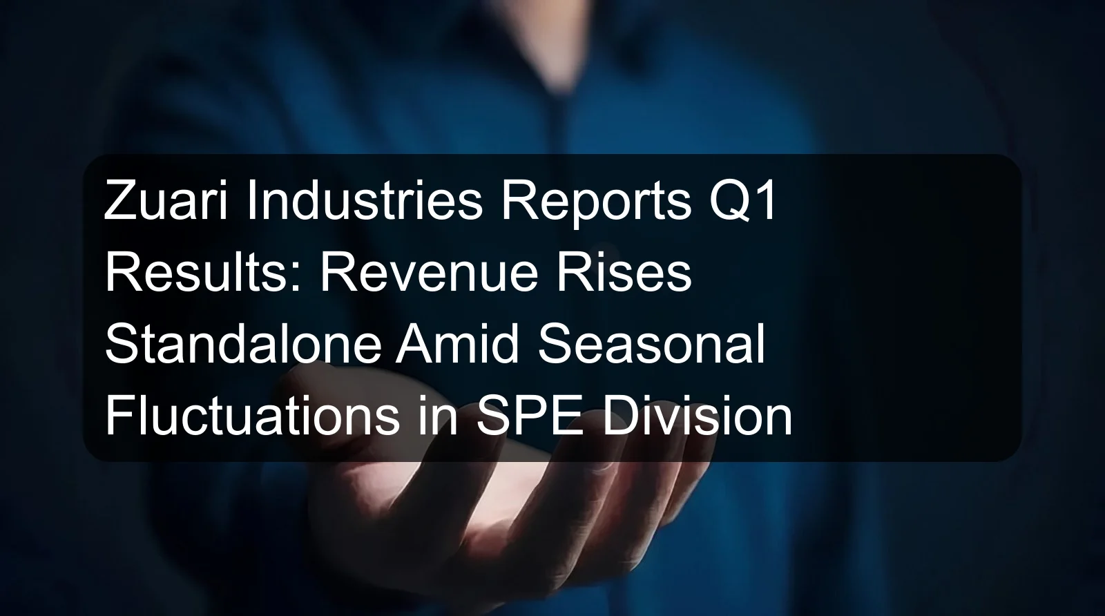 Zuari Industries Reports Q1 Results: Revenue Rises Standalone Amid Seasonal Fluctuations in SPE Division Zuari Industries Reports Q1 Results: Revenue Rises Standalone Amid Seasonal Fluctuations in SPE Division