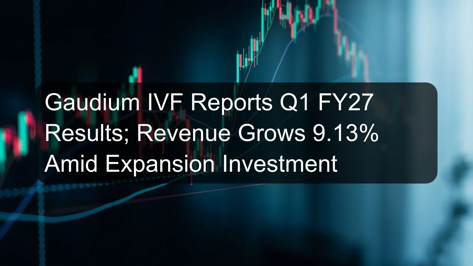 Gaudium IVF Reports Q1 FY27 Results; Revenue Grows 9.13% Amid Expansion Investment Gaudium IVF Reports Q1 FY27 Results; Revenue Grows 9.13% Amid Expansion Investment