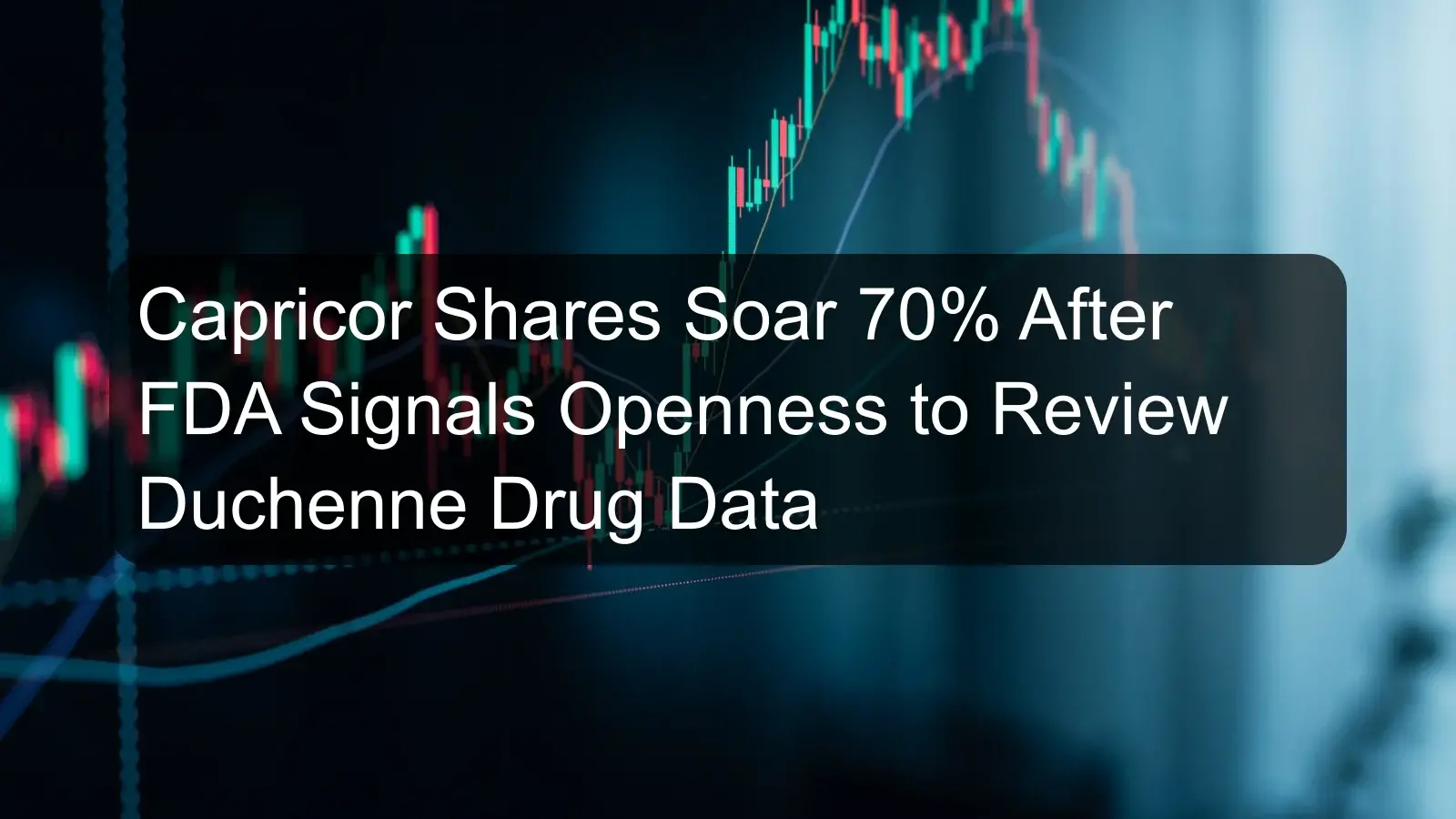 Capricor Shares Soar 70% After FDA Signals Openness to Review Duchenne Drug Data