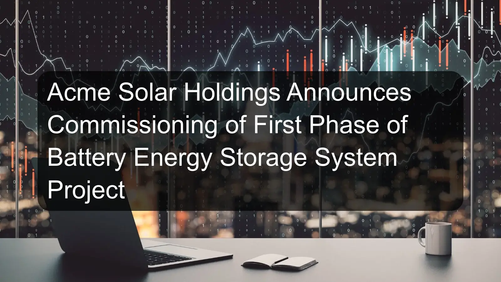 Acme Solar Holdings Announces Commissioning of First Phase of Battery Energy Storage System Project