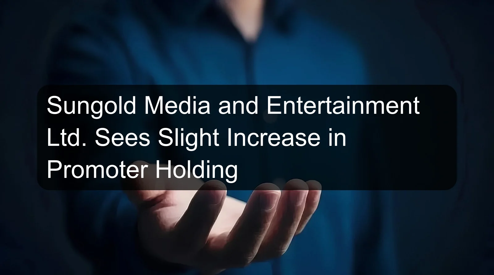Sungold Media and Entertainment Ltd. Sees Slight Increase in Promoter Holding
