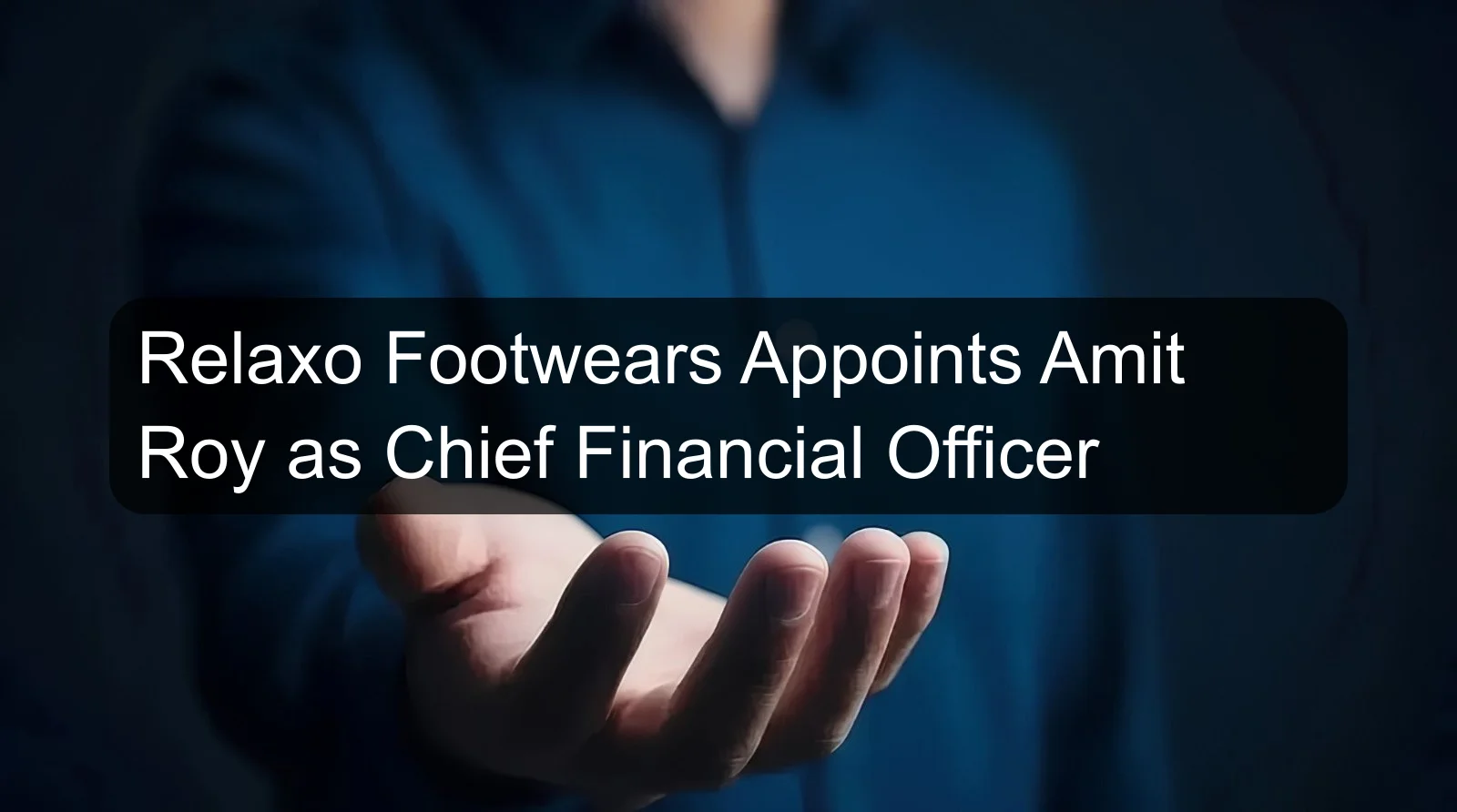 Relaxo Footwears Appoints Amit Roy as Chief Financial Officer Relaxo Footwears Appoints Amit Roy as Chief Financial Officer